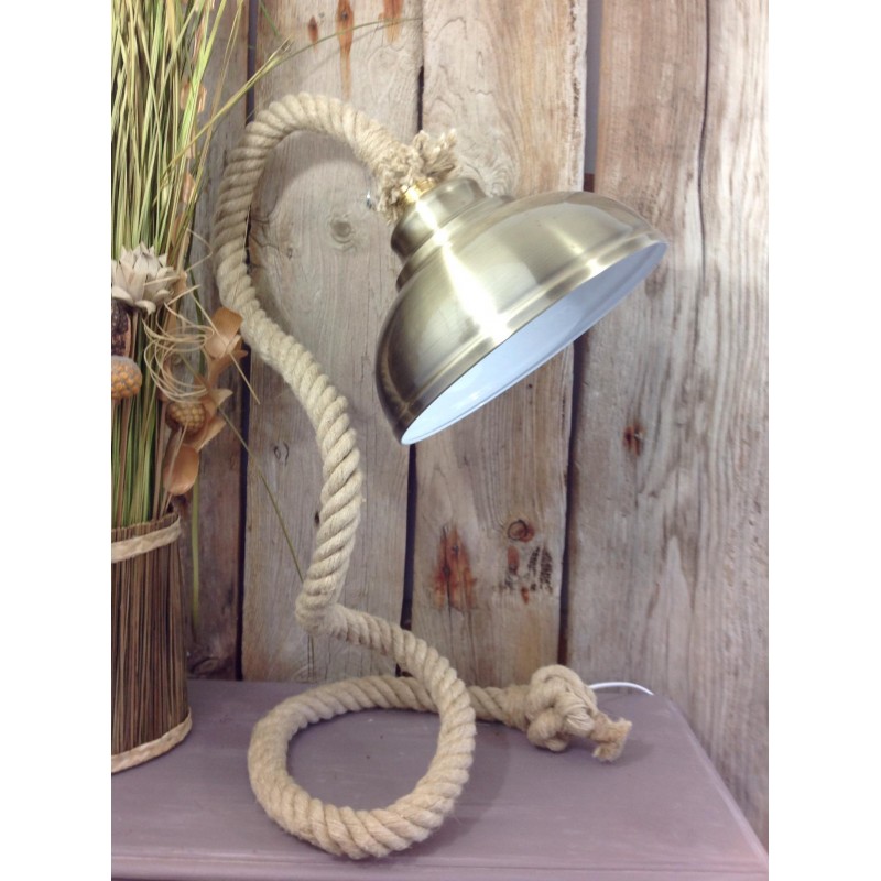 lampe grosse corde décoration marine pour illuminer votre intérieur